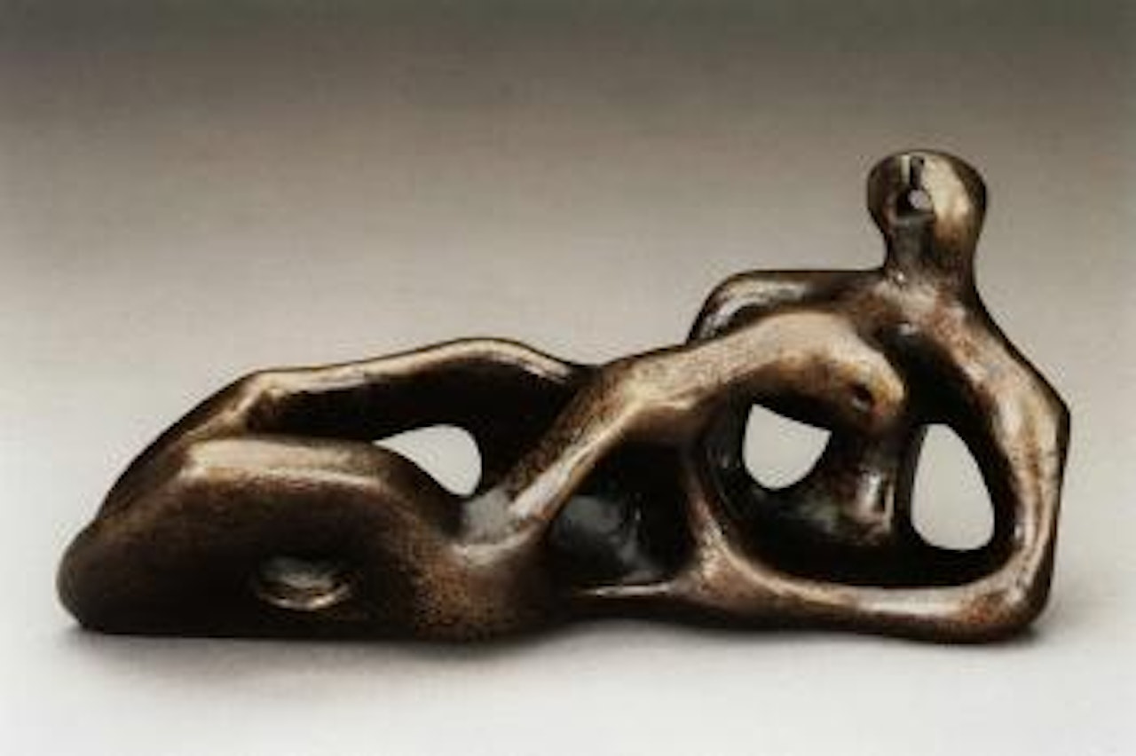 Maquette for reclining figure by Henry Moore