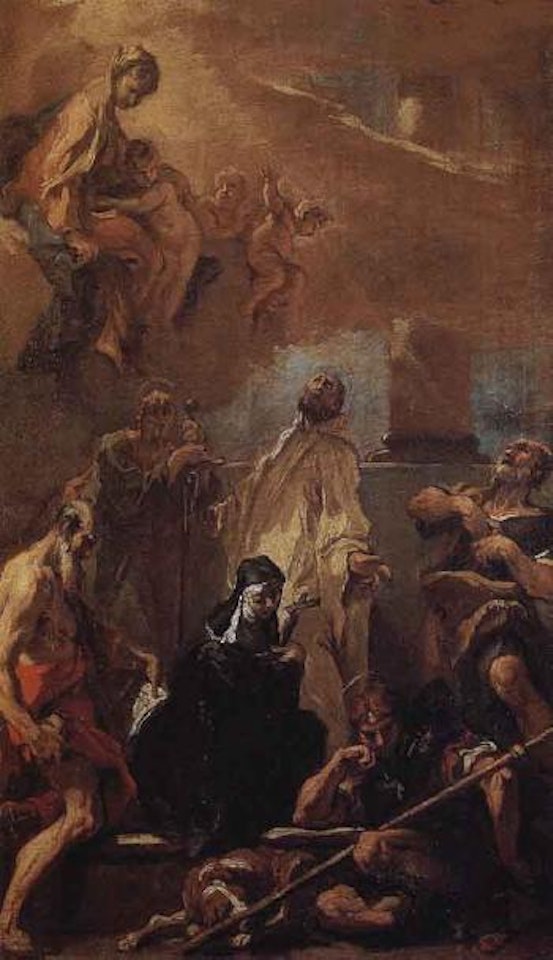 The vision of Saint Benedict by Sebastiano Ricci