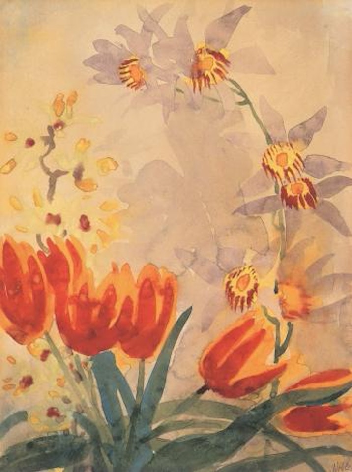 Tulips by Emil Nolde