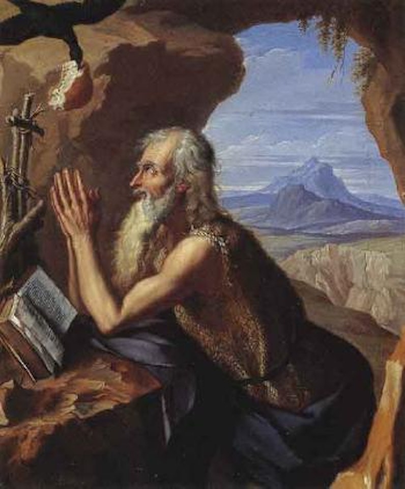 Saint Paul the Hermit by Spanish School