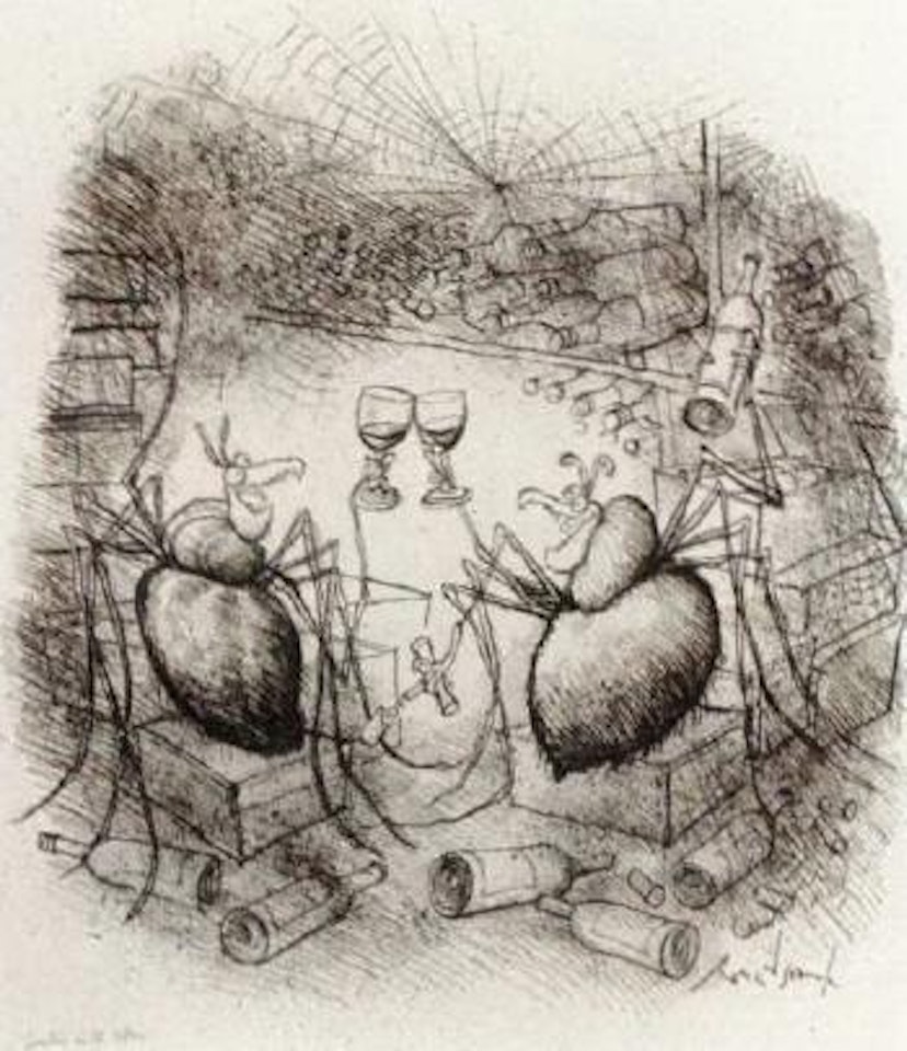 Something in the cellar by Ronald Searle