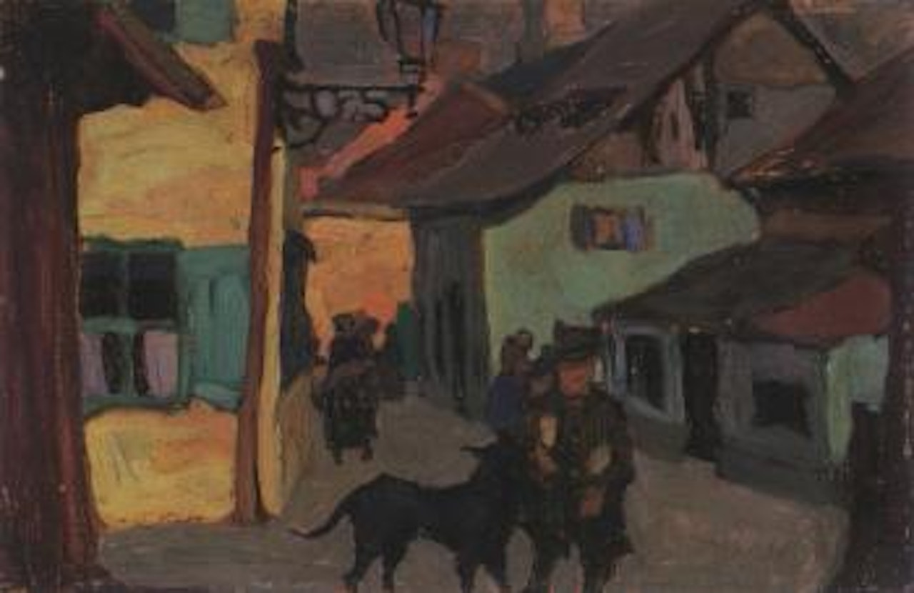 Street scene - Murnau by Gabriele Münter