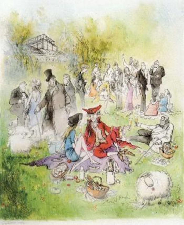 Glyndebourne re-opens by Ronald Searle