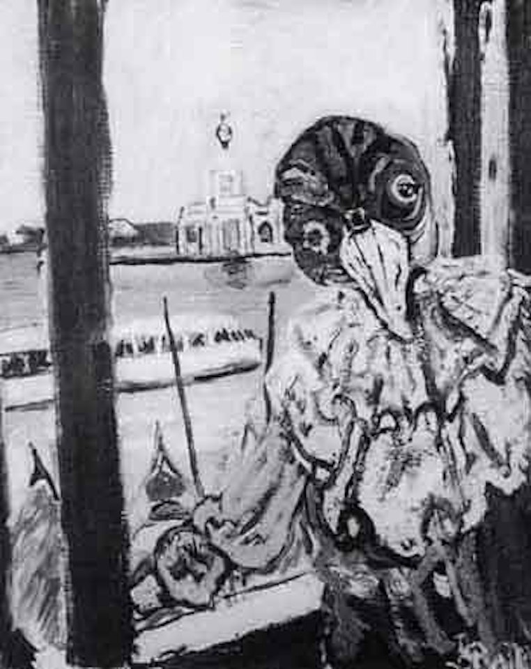 Carnival, Venice by John Bratby