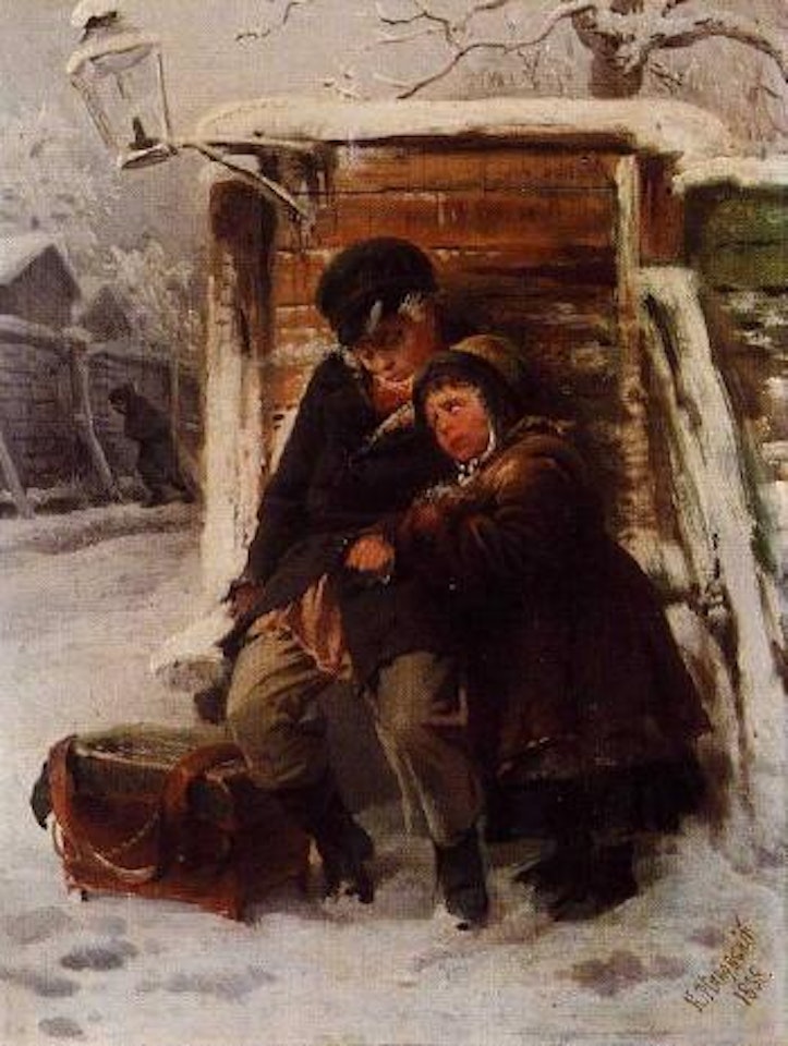 Winter by Konstantin Makovsky