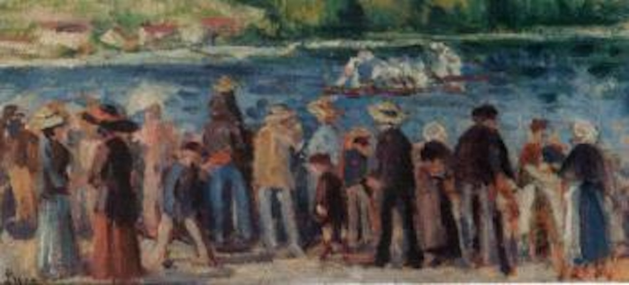 The regatta by Maximilien Luce