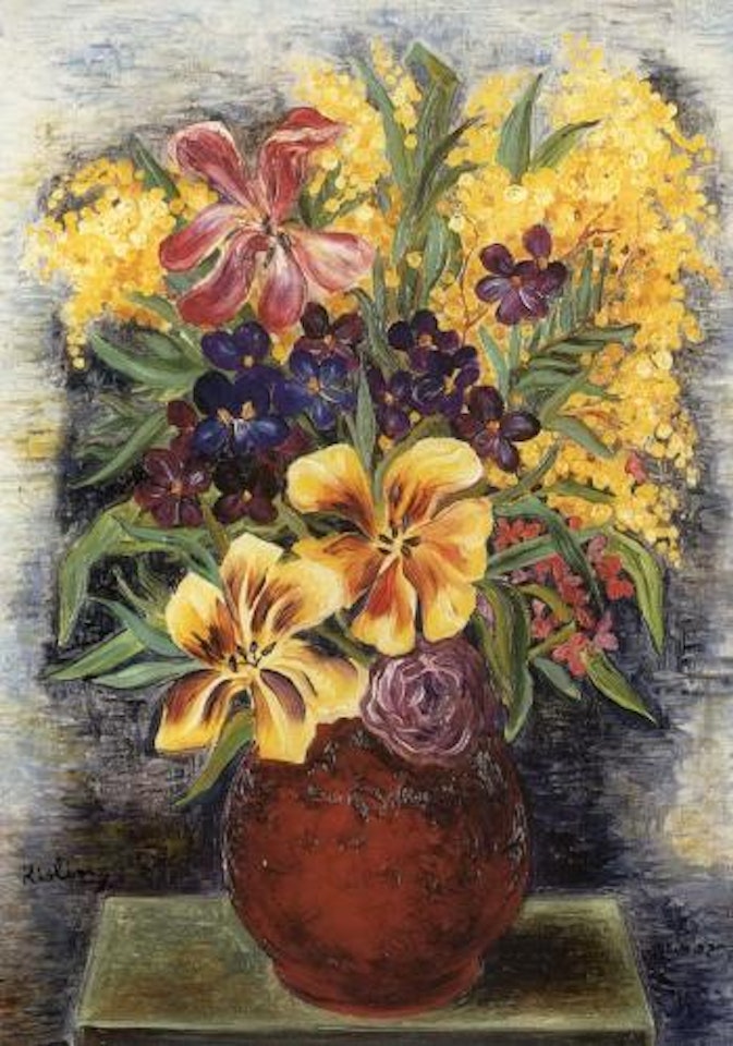 Vase de fleurs by Moïse Kisling