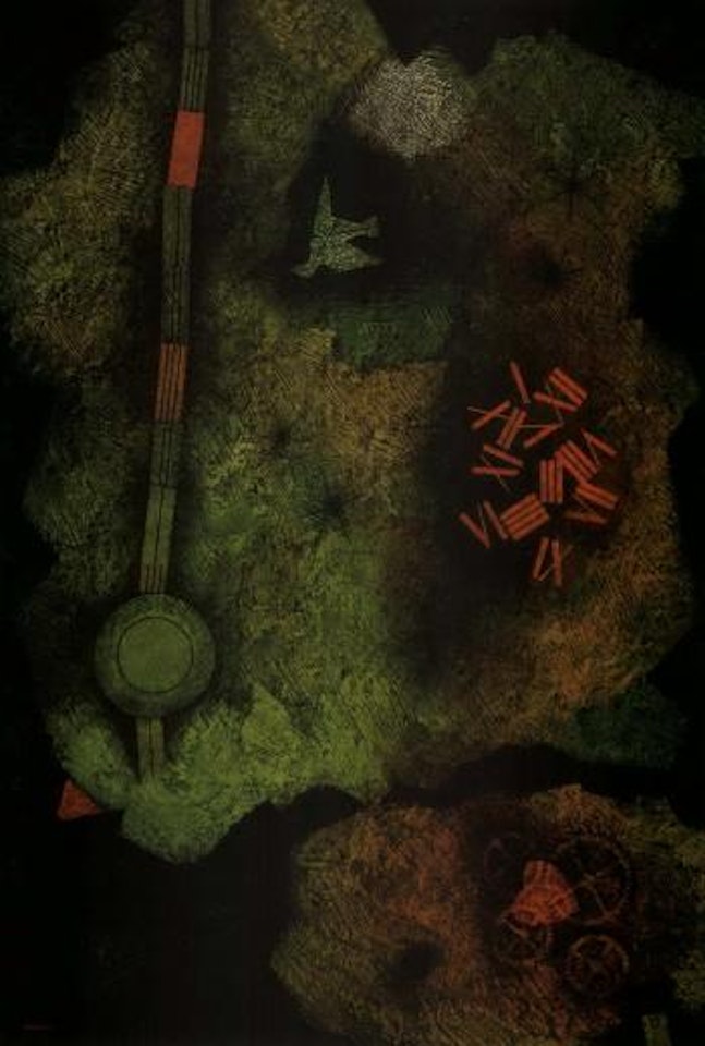 Ascension of cuckoo-clock by Mordecai Ardon