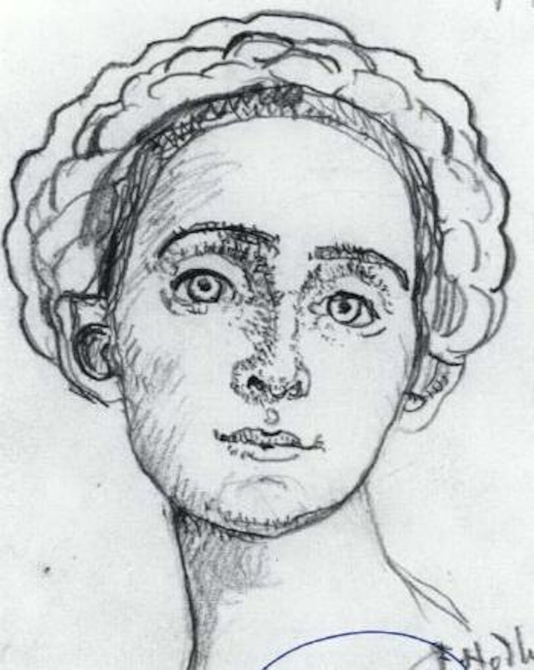 Portrait of Berthe Hodler by Ferdinand Hodler