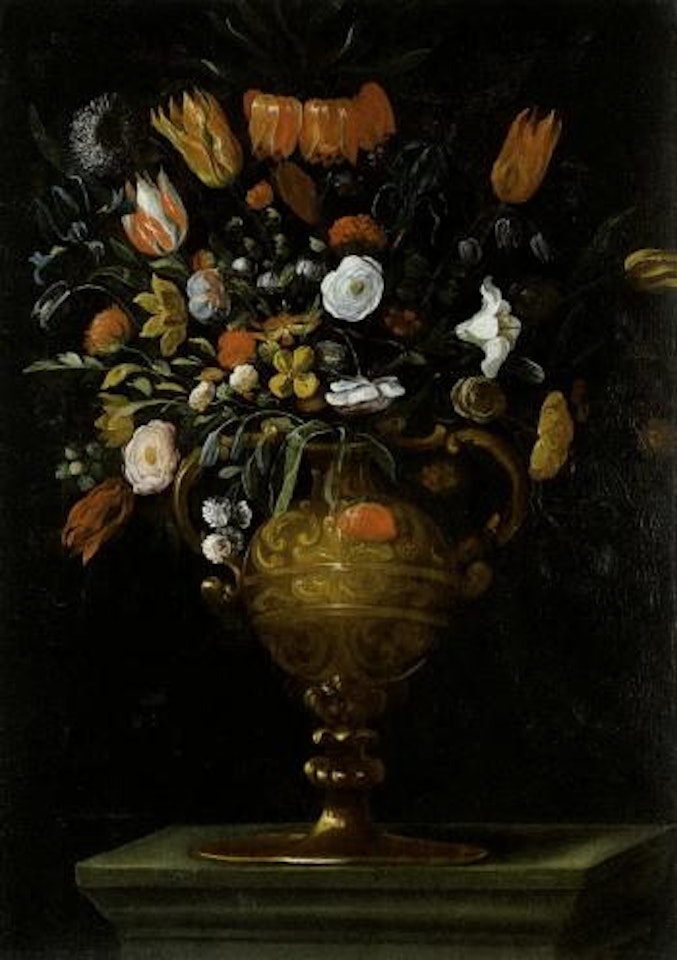 Flowers in vase by Pier Francesco Cittadini