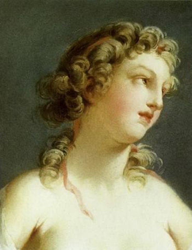 Portrait of young woman by Jean Baptiste Marie Pierre