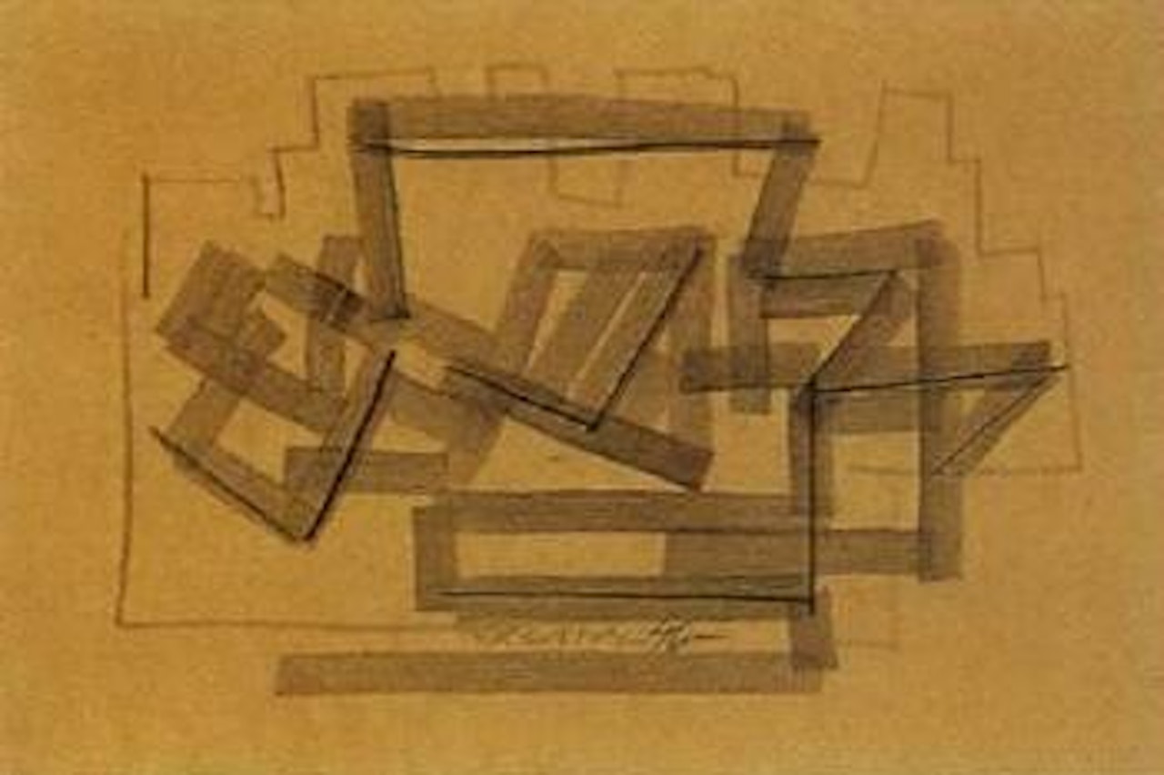 Geometric composition by Victor Vasarely
