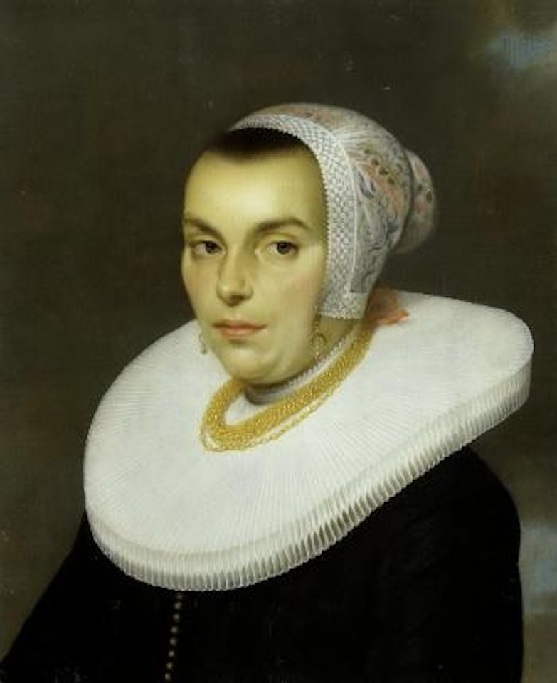 Portrait of young woman by Flemish School