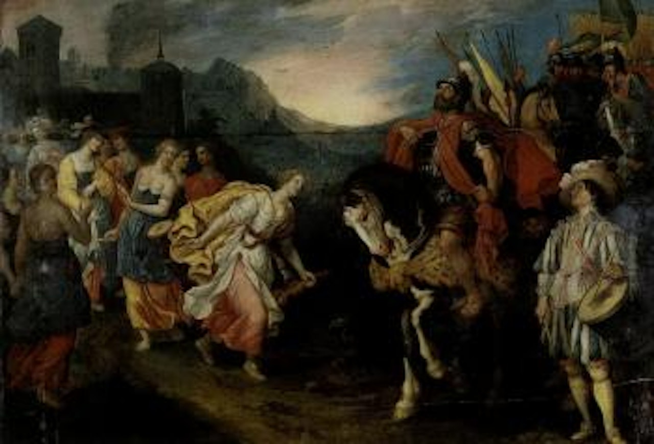 The return of Commander Jephte by Frans Francken II
