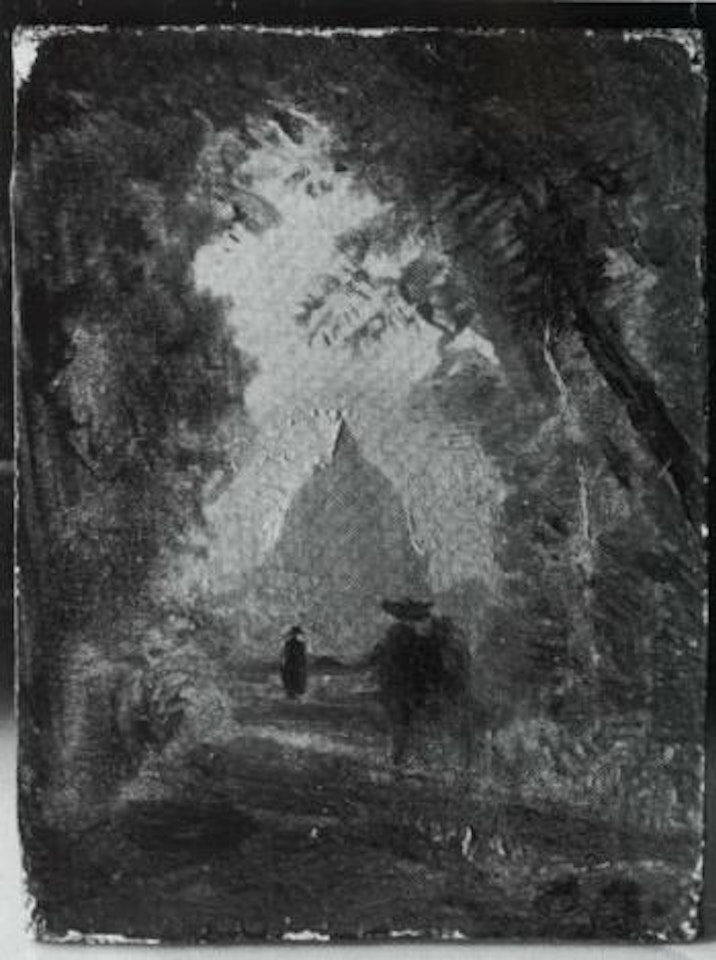 View to St. Peter's Church by Oswald Achenbach