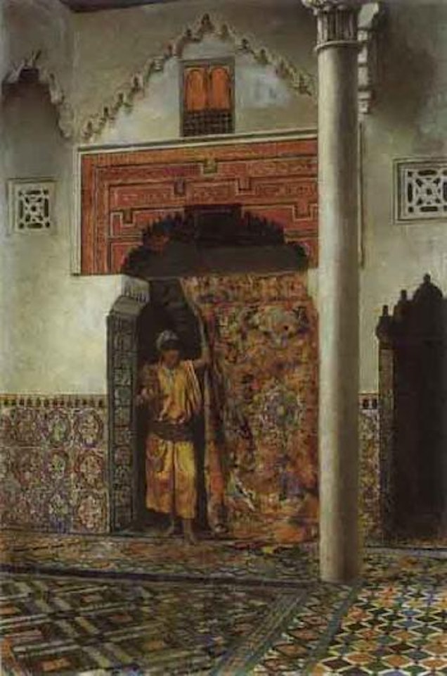 Moorish interior by Edwin Lord Weeks