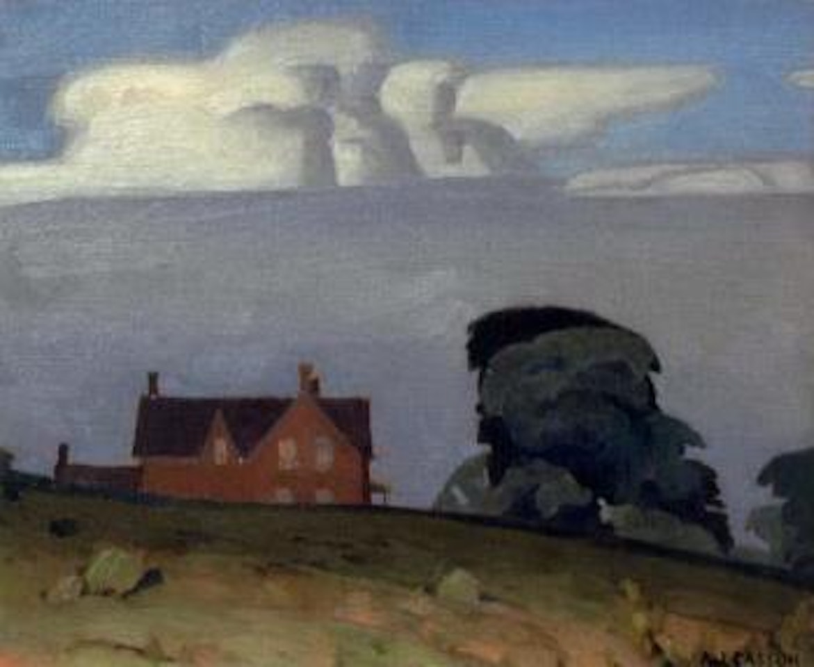 Farm House on the hill by Alfred Joseph Casson