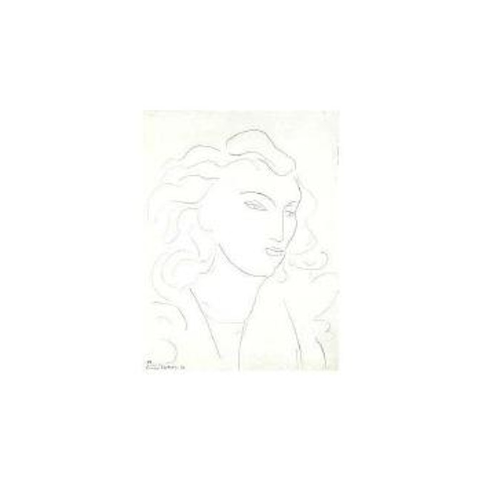 Profil de femme Themes at variations by Henri Matisse