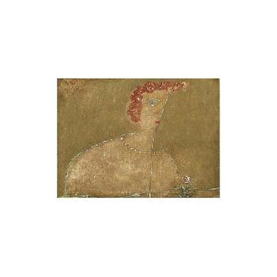 Dame mit collier by Paul Klee