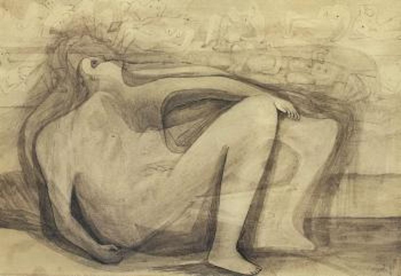 Reclining nude by Henry Moore