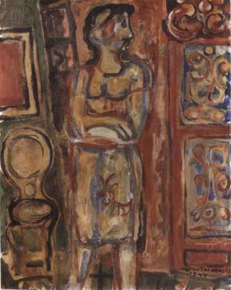 Mujer en interior by René Portocarrero