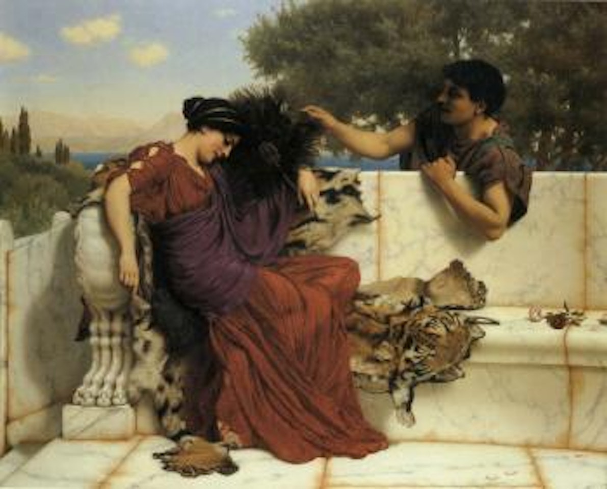Old, old story by JOHN WILLIAM GODWARD, R.B.A.