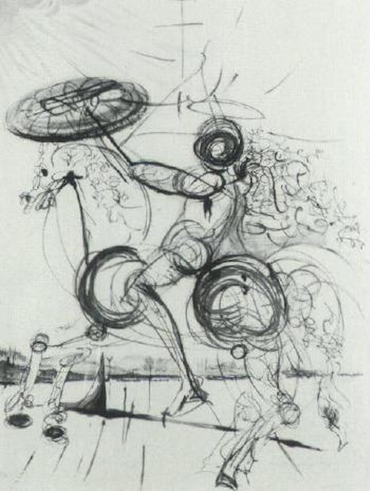 Crazy horse by Salvador Dali