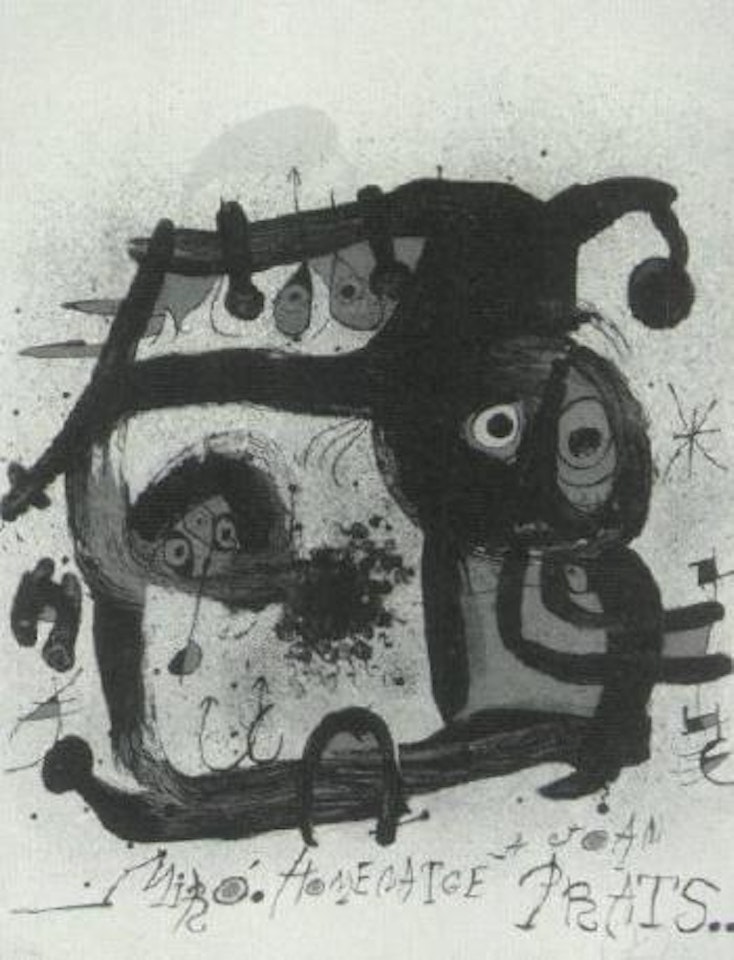 Exhibition homage to Joan Prats by Joan Miró