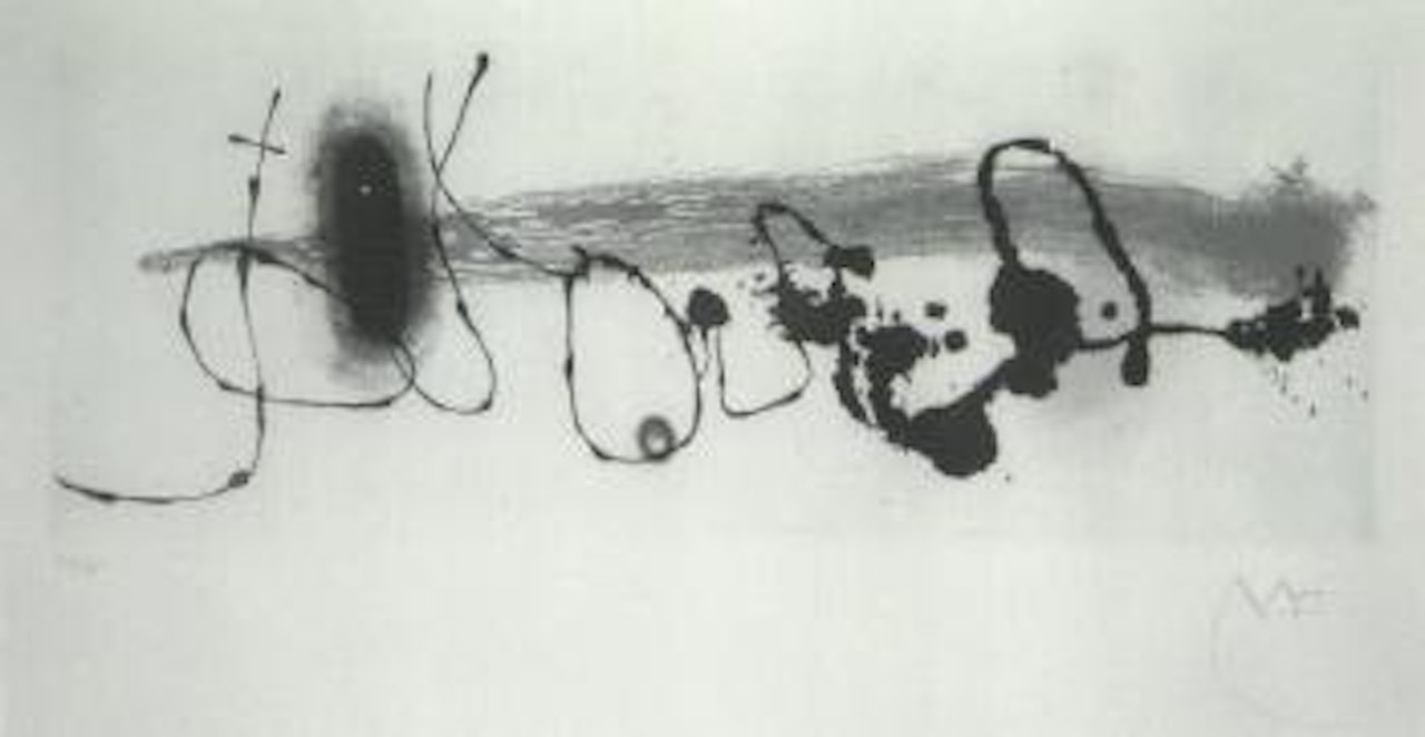 Soleil noye II by Joan Miró