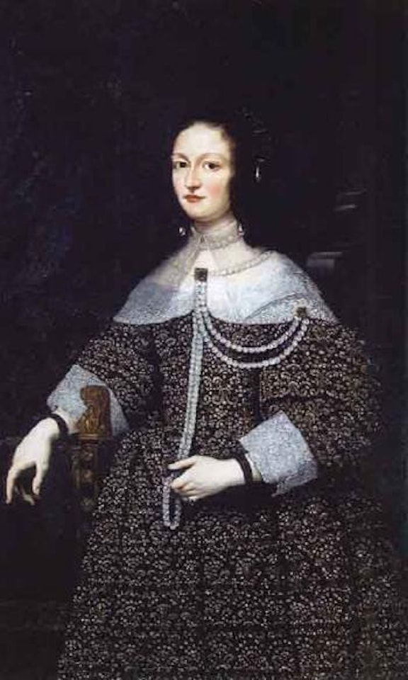 Portrait of lady with pearls by Florentine School