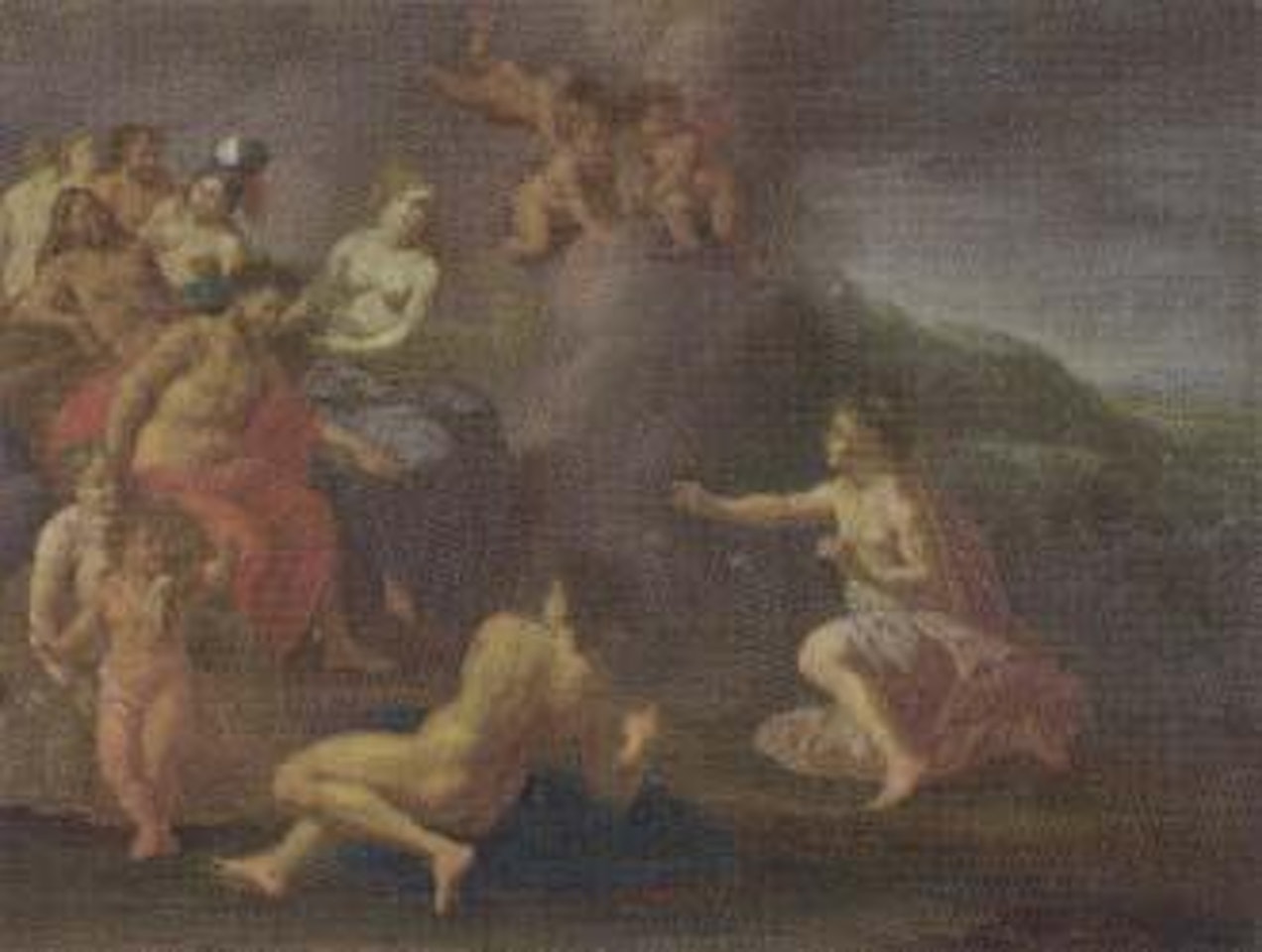 Allegorical scene by Flemish School