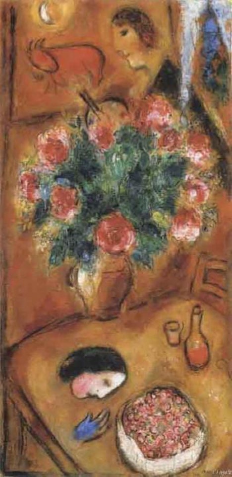 Les cerises by Marc Chagall
