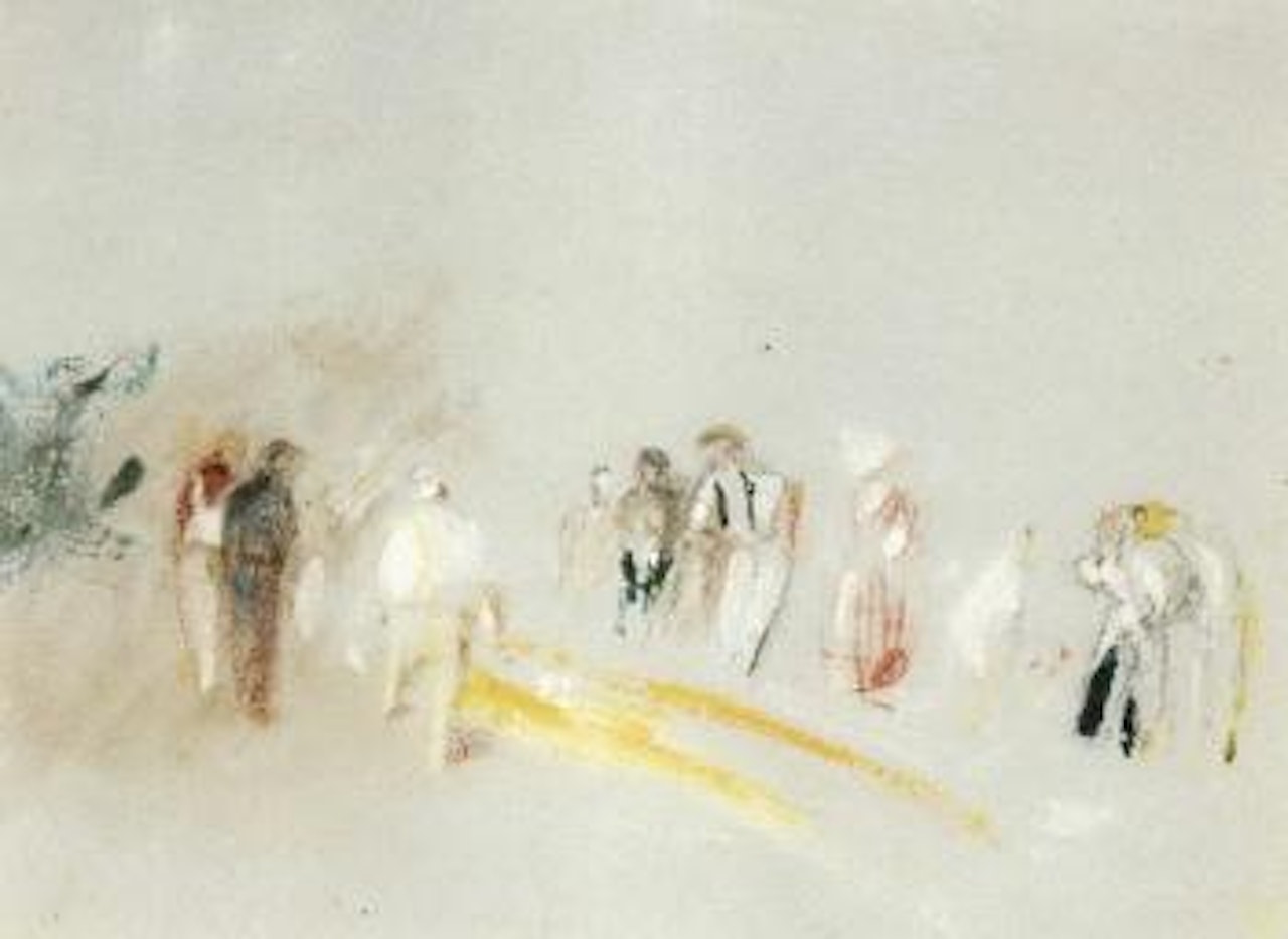 Figures on a beach by Joseph Mallord William Turner