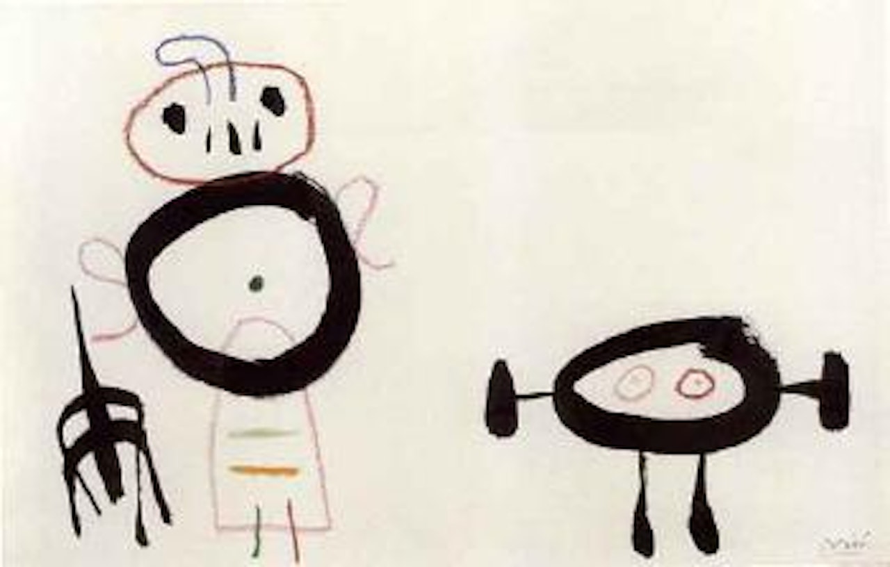 L'enfance d'ubu by Joan Miró
