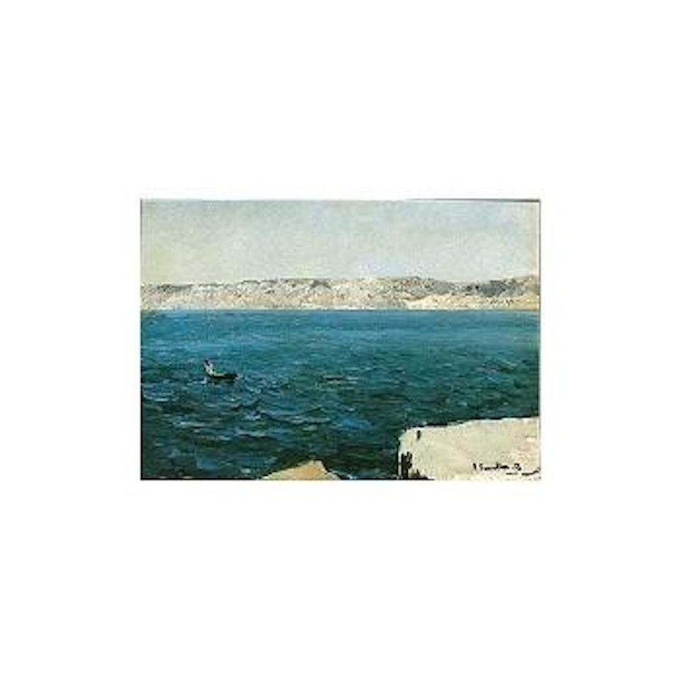 Vista desde el malwcon, Marbella - View from the pier, Marbella by Joaquin Sorolla Y Bastida