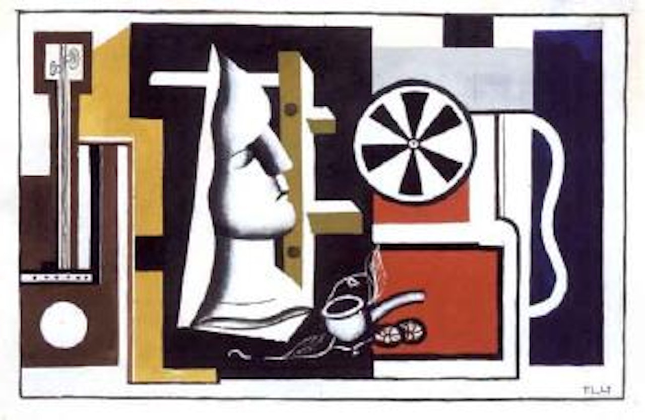 Nature morte au masque de platre by Fernand Leger
