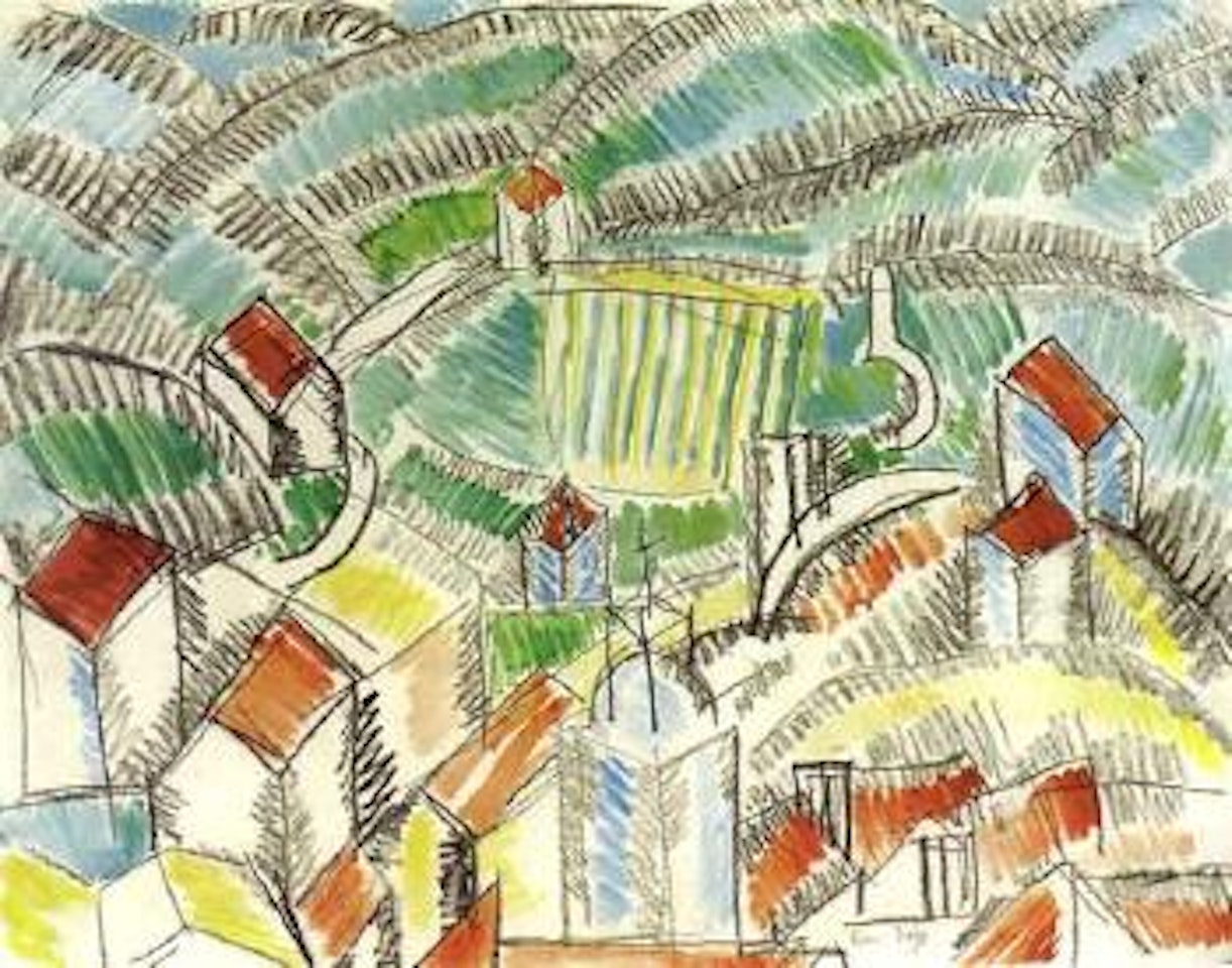 Vue de Vence by Raoul Dufy