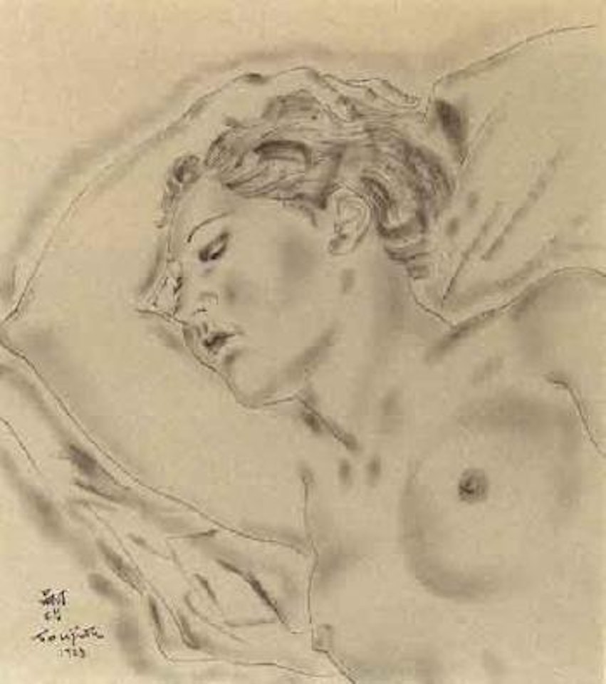 Femme endormie by Leonard Tsuguharu Foujita