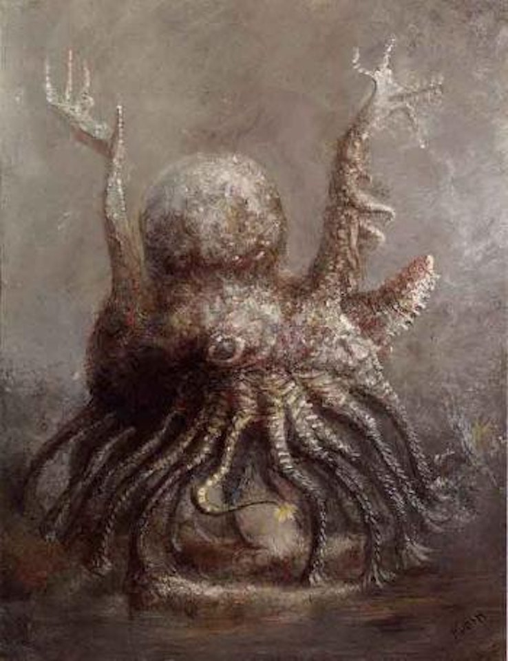 Vielarmiges tier by Alfred Kubin