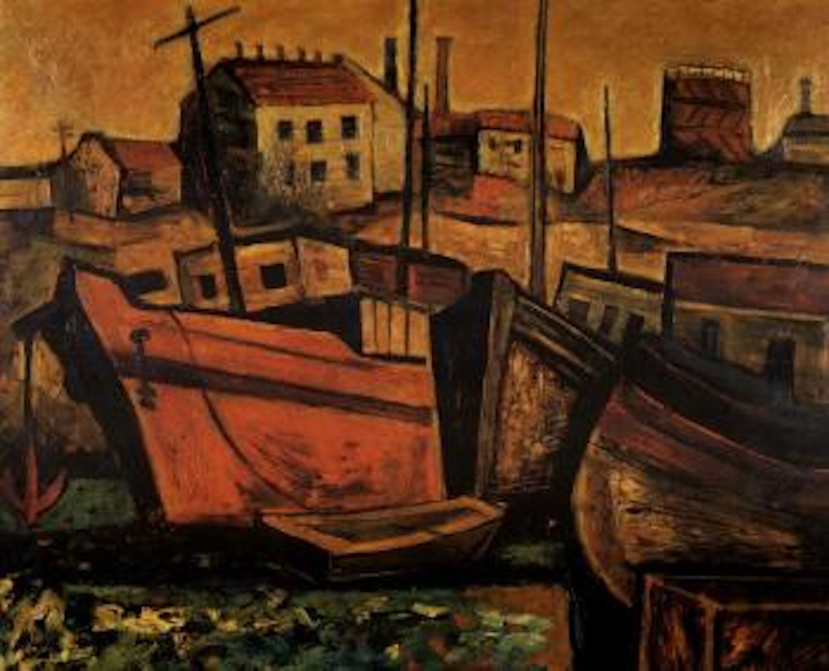 Harbour by Cheong Soo Pieng