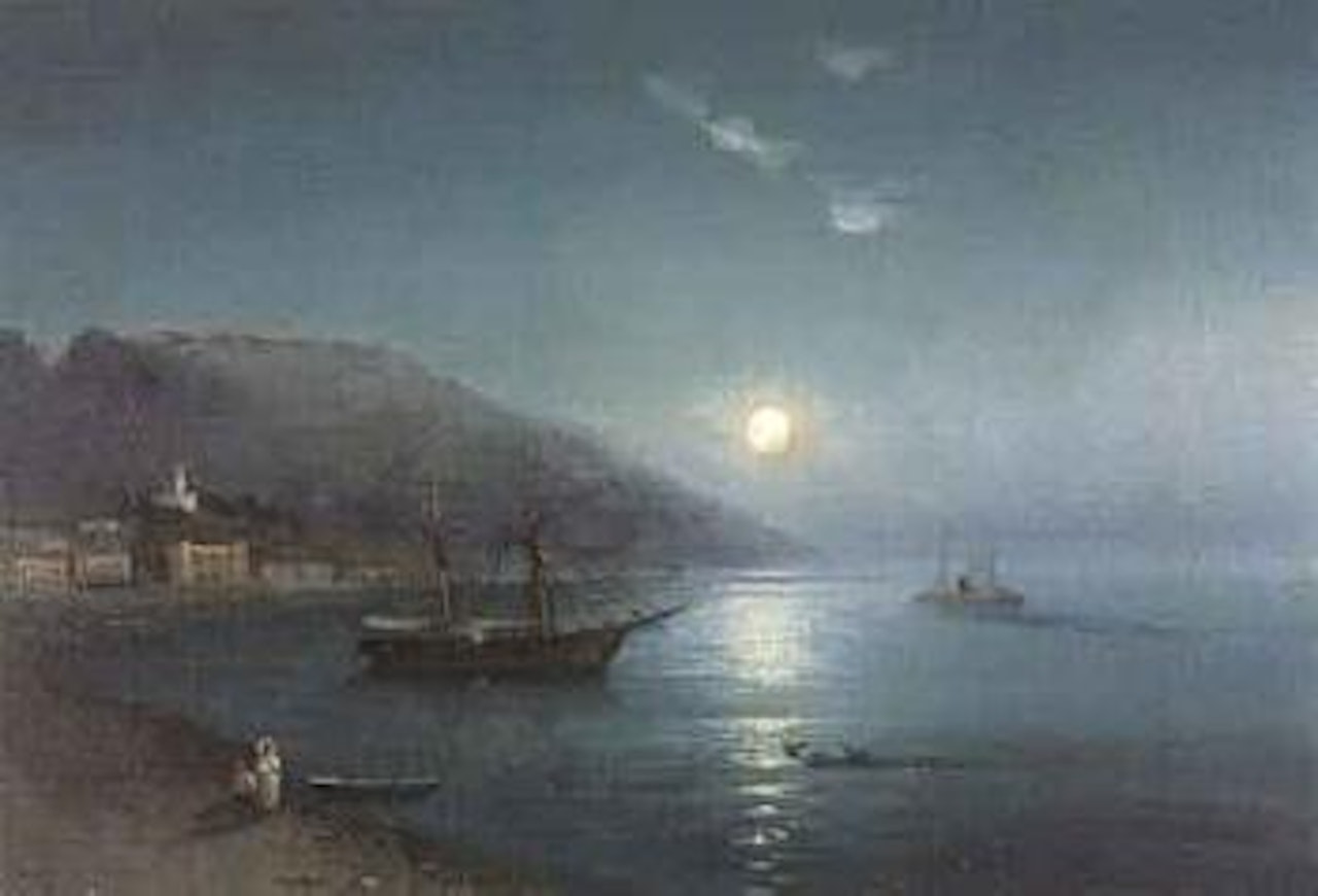Moonlit night on the Krim by Ivan Konstantinovich Aivazovsky