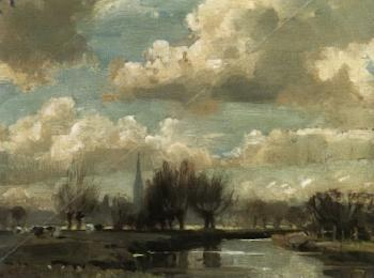 Water meadows near Salisbury by Edward Seago