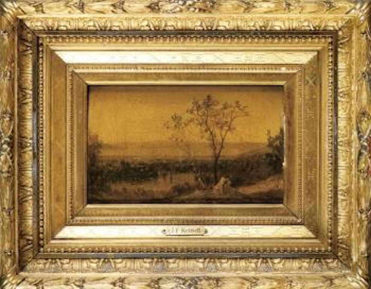 View of Lake Champlain by John Frederick Kensett