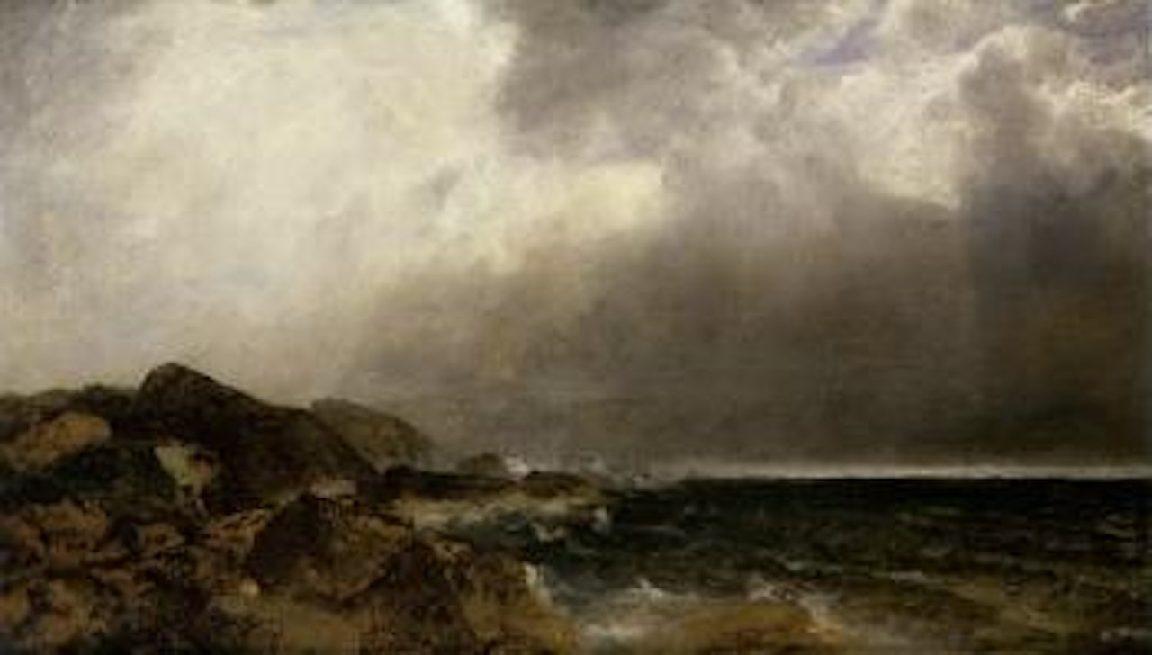 Point of rocks, Newport by John Frederick Kensett