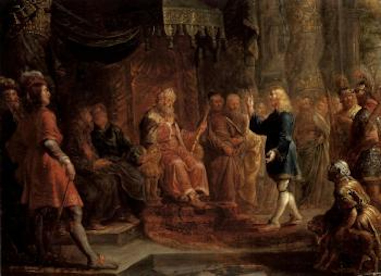 Daniel interprets Nebuchadnezzar's first dream by Erasmus Quellinus II