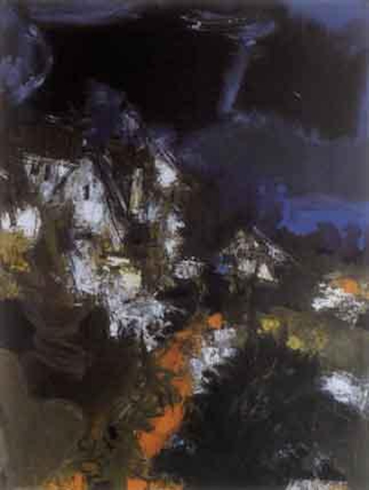 Paysage by Sayed Haider Raza