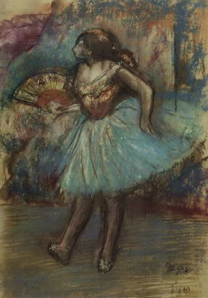 Danseuse a l'eventail by Edgar Degas