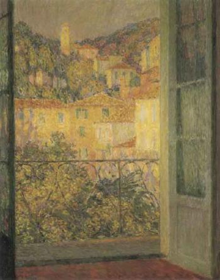 Fenetre du Midi, Villefranche-sur-Mer by Henri Le Sidaner