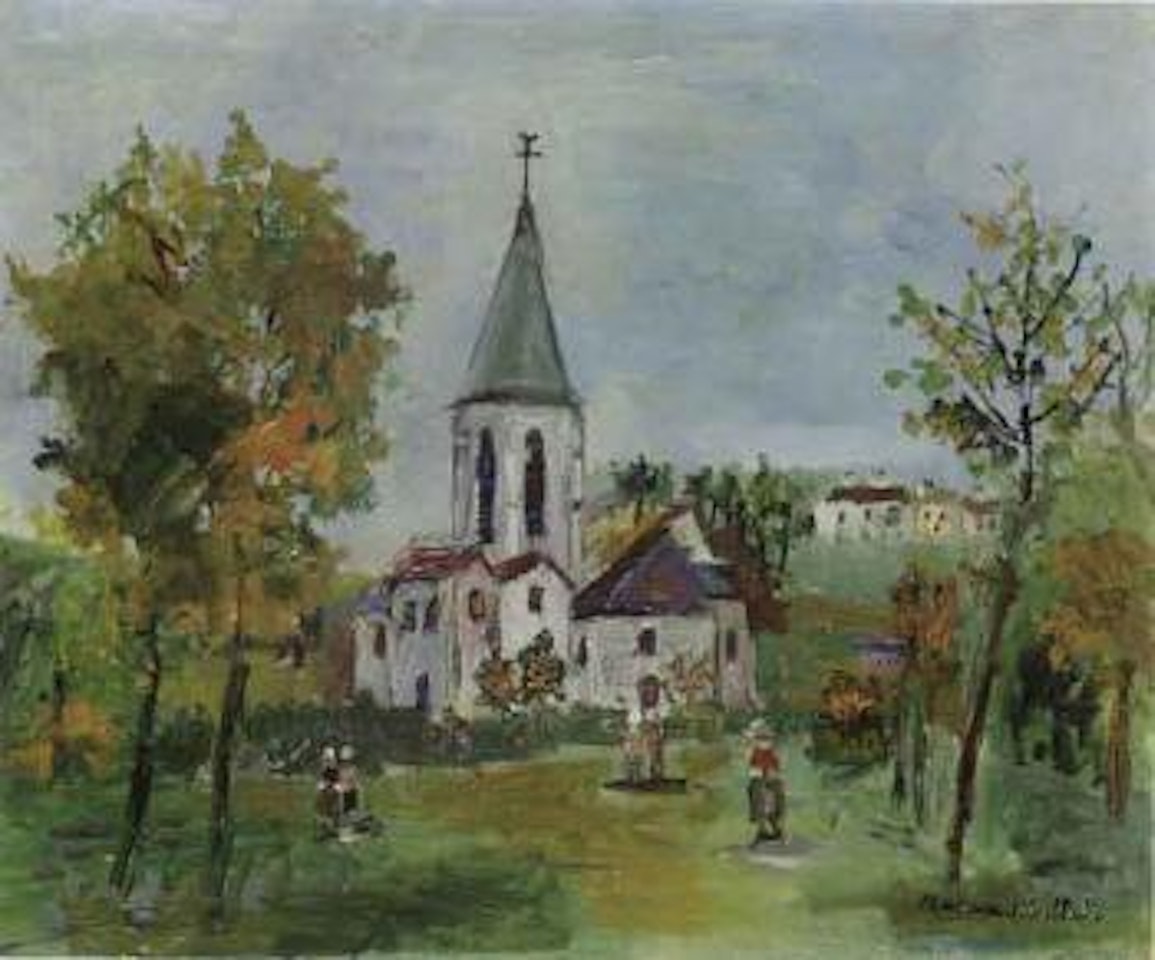 Eglise de campagne by Maurice Utrillo
