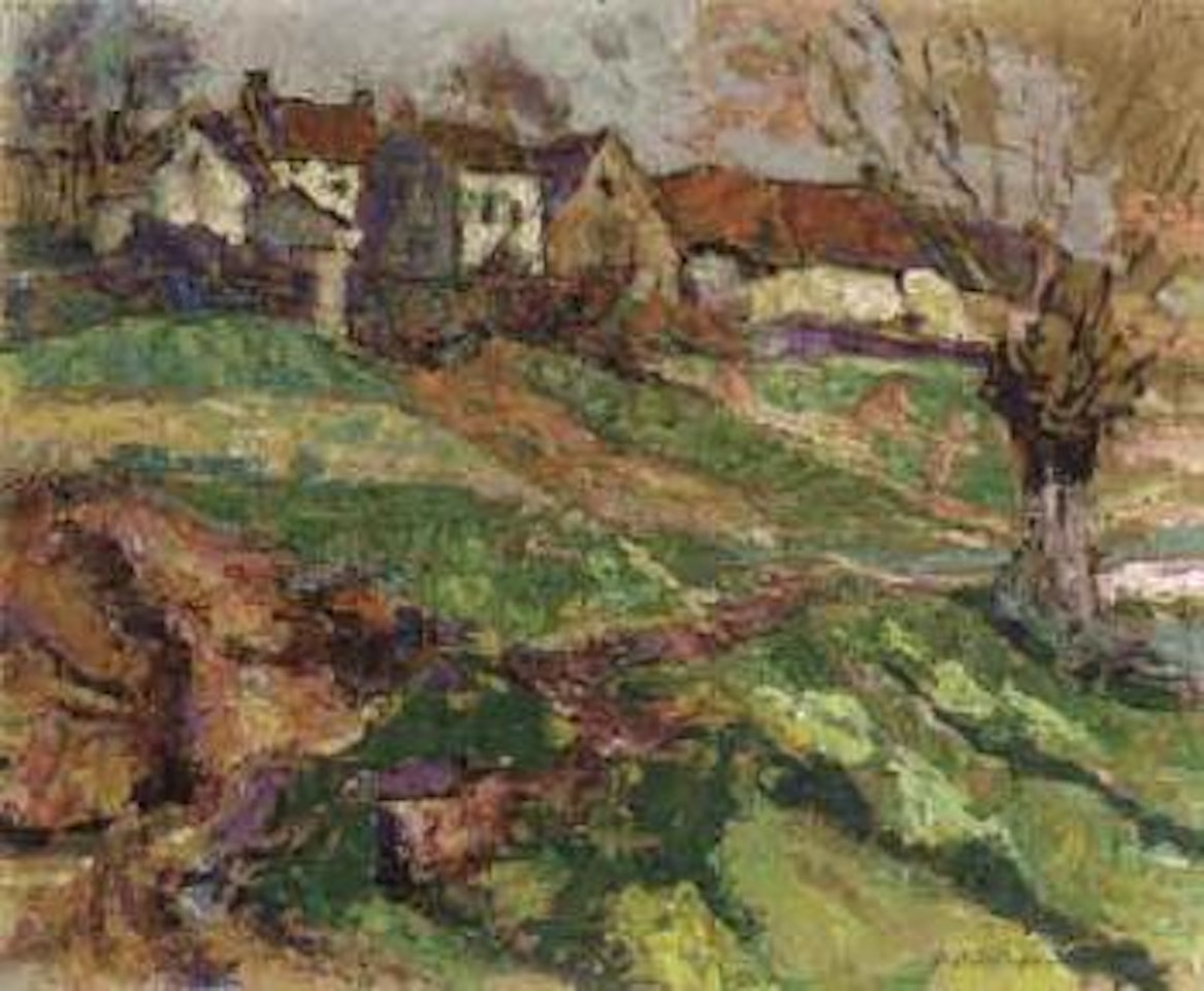 Paysage sur cote by Victor Charreton